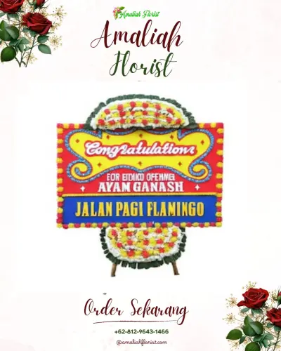 Bunga Papan Congratulation di Gunungpuyuh